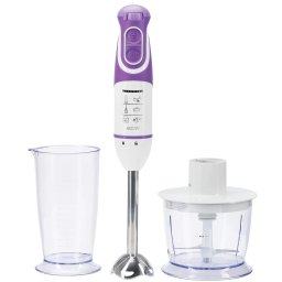 Mixer vertical Heinner Charm, 600W, 5 viteze, functie Turbo, tel, tocator, Alb/Mov