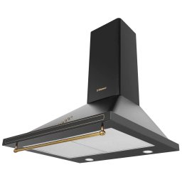 Hota incorporabila telescopica Hansa OKC613RBH, Putere de absorbtie 403 mc/h, 3 trepte de viteza, 60 cm, Negru