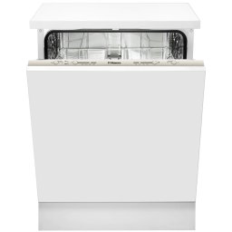 Masina de spalat vase incorporabila Hansa ZIM634B, 60 cm, 12 seturi, 4 programe, 2 sertare, Clasa A++, ECO, Dedurizare, HalfLoad, Alb