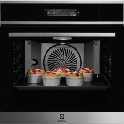 Cuptor incorporabil Electrolux EOA9S31CX, Electric, SteamPro, Conectivitate WiFi, CookView, Display TFT, Control touch, Grill, 70 l, Clasa A++, Inox/Negru