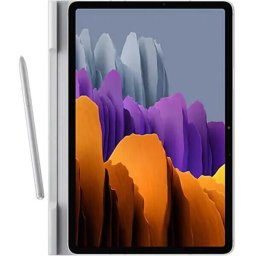 Husa Book Cover pentru SAMSUNG Galaxy Tab S7, Galaxy Tab S8, EF-BT630PJEGEU, Light Gray