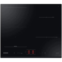 Plita incorporabila Samsung NZ64B5045GK/U2, Inductie, 4 zone de gatire, Flex Zone, SmartThings Cooking, Auto Conectivity, 60 cm, Negru
