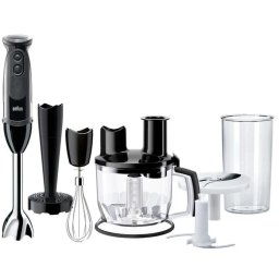 Mixer vertical Braun MQ5277BK, 1.5L, 1000W, argintiu-negru