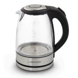 Fierbator electric Esperanza Yosemite, 2200 W, 1.7 l, iluminare cu led