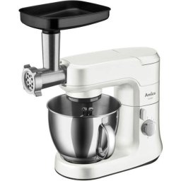 Robot de bucatarie Amica KML 4011, 1000W, bol inox 4.5L, 8 trepte de viteza, Alb