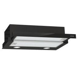 Hota Telescopica Gorenje TH62E4BG, 130 W, 450 m³/h, 60 cm, Negru