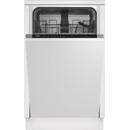 Masina de spalat vase incorporabila Beko DIS35026, 11.8 l, 10 seturi, 5 programe, Extra Drying, Quick&Shine, Flexible HalfLoad, Clasa E, 45 cm