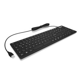 Tastatura KeySonic KSK-8030, 105 Taste, IP68, Negru