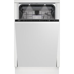 Masina de spalat vase incorporabila Beko BDIS38040A, 10 seturi, 8 programe, Clasa C, AutoDose, Motor ProSmartInverter, AutoGlassShield, SelfDry, Hygiene Intense, Sertar tacamuri, Mini 30, 45 cm