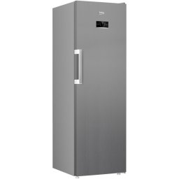 Congelator Beko B5RFNE314XB, 286 l, 8 sertare, Clasa E, No Frost, Compresor ProSmart Inverter, Compartiment MaxStore, Usi reversibile, Rafturi usa, H 186,5 cm, Argintiu