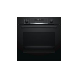 Cuptor incorporabil Bosch HBA578BB0, Electric, Multifunctional, 10 functii, 30 de programe automate, Grill, Autocuratare pirolitica, 71 L, Clasa A, Negru