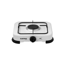 Plita gaz Albatros APG11W, 1 arzator, 2.2 KW, Alb