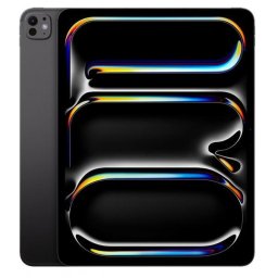 Tableta Apple iPad Pro 13 (2024) + Cellular, Procesor Apple M4, Ultra Retina 13", 8GB RAM, 256GB Flash, 12MP, LiDAR, Wi-Fi, Bluetooth, 5G, iPadOS, Negru