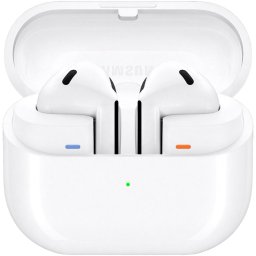 Casti True Wireless Samsung Galaxy Buds 3, Bluetooth, Bluetooth, In-ear, ANC, 360 Audio, IP57, Alb
