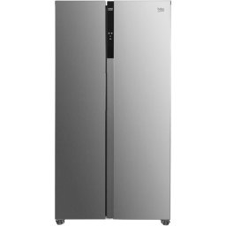 Frigider Side by side Beko GNO5323XPN, 532 l, NeoFrost Dual Cooling, Compresor ProSmart Inverter, Display Touch Control, Vacation Mode, Clasa D, H 177 cm, Inox Look