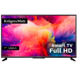 Televizor LED Kruger&Matz40", 101 cm, KM0240FHD-V, Full HD, Smart TV, WiFi, CI+, Negru