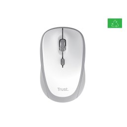Mouse Trust Yvi, Wireless 2.4 GHz, Alb, "TR-25454