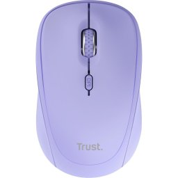Mouse Wireless TRUST Yvi+, 1600 dpi, 3 butoane, RF, violet