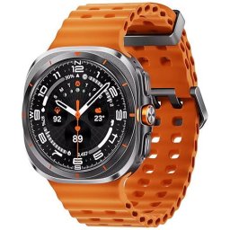 Samsung Galaxy Watch Ultra (2025), 47mm, LTE, Titanium Gray - Orange