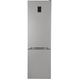 Combina frigorifica Heinner HCNF-V366SE++, 366 l, No Frost, Clasa E, Display, Control electronic, Iluminare LED, Alarma usa deschisa, H 201 cm, Argintiu