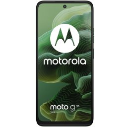 Telefon mobil Motorola Moto g35, 5G, 6.72 inch, Dual SIM, 4GB RAM, 256GB, Leaf Green