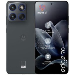 Telefon mobil Motorola edge 70, Dual SIM, 12GB RAM, 512 GB, Pantone Gadget Grey