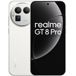 Telefon mobil Realme GT 8 Pro, Dual SIM, 512GB, 16GB RAM, 5G, Alb