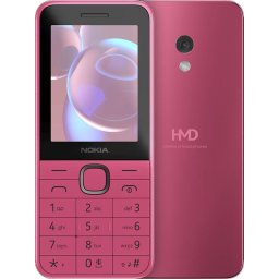 Telefon mobil HMD Nokia 225, 4G, TA-1610, Dual SIM, 64MB RAM, 32GB, Unisoc T107, Roz