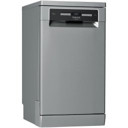 Masina de spalat vase Hotpoint HSFO 3T223 WC X, 10 seturi, 9 programe, Clasa E, 45 cm, Inox
