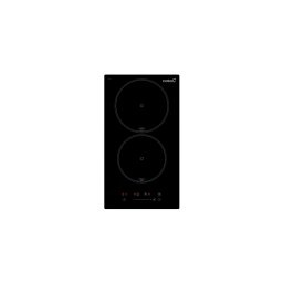 Plita cu inductie incorporabila Cata ISB 3102 BK, 30 cm, 2 zone de gatit, 9 trepte de putere, Neagra
