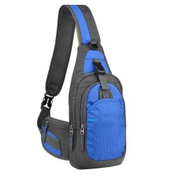 Rucsac Sling pentru laptop Negru/Albastru