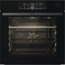 Cuptor Gorenje BSA6747A04BG Incorporabil, Capacitate 77 L, Control mecanic, EcoClean, Grill, Negru