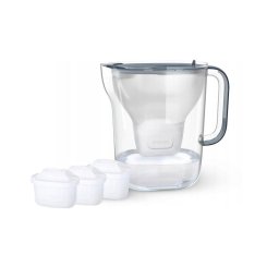 BRITA Style ESSENTIAL XL Water Filter Jug (Dark Blue) + 3 x MX Pro Pure Performance Filters
