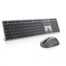 Tastatura Kit Wireless Tastatura + Mouse Optic USB Titan Gri