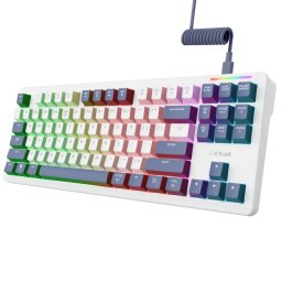 Tastatura GXT 872 Xyra TKL RGB LED USB Alb
