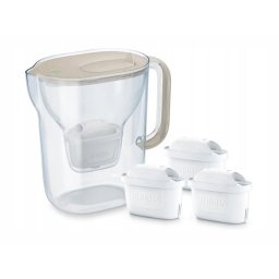 BRITA Style ESSENTIAL XL sand filter jug + 3 x MX Pro Pure Performance filter