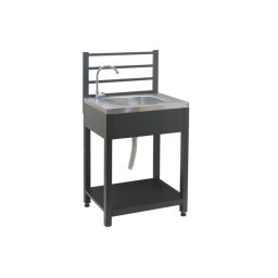 Chiuveta modulara Torino 1 Cattara pentru bucatarie exterioara 60x47x123cm - TT14125