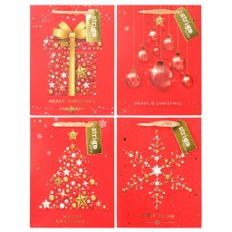 Set 4 pungi hartie 18x23(h)x10cm 210 gsm. PART047