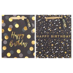 Set 2 pungi hartie 18x23(h)x10cm 210 gsm. PART033