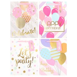Set 4 pungi hartie 18x23(h)x10cm 210 gsm. PART009