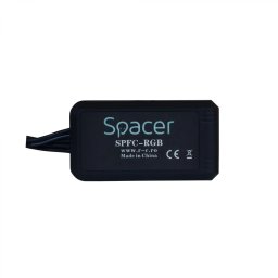 FAN HUB SPACER pt. maxim 5 ventilatoare ARGB cu 3 sau 4 pini, telecomanda pt. setat iluminarea RGB, alimentare S-ATA SPFC-RGB (timbru verde 0.18 lei)
