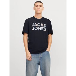 Jack & Jones Tricou barbati, din bumbac, Regular fit, JWHBRYAN, Bleumarin inchis (SELECTATI MARIMEA: XL)