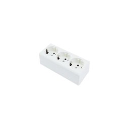 Aigostar - Priză casnică 3 prize SCHUKO 250 V/16 A