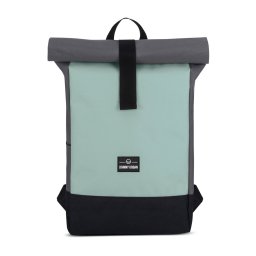 Johnny Urban Rucsac 'Ryan' gri / verde mentă / negru / alb