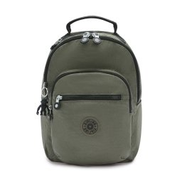KIPLING Rucsac 'Seoul' verde închis / negru