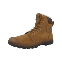 Palladium Sneaker înalt 'Pampa' maro caramel / maro închis
