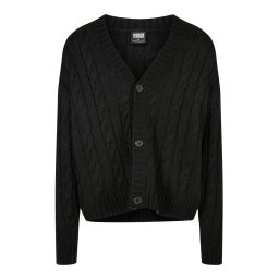 Urban Classics Geacă tricotată negru