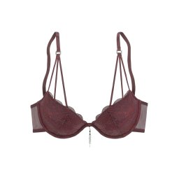 LASCANA Sutien roșu vin