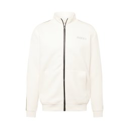 GUESS Hanorac sport 'MICKEY' bej / negru / argintiu / alb murdar