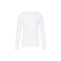 GUESS Tricou maro caramel / negru / alb natural